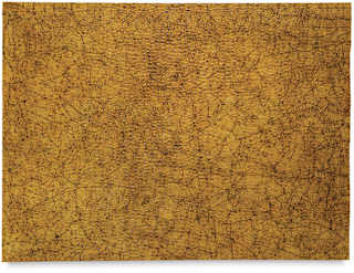 Black Ink Embossed Pebble Paper - 22" x 30", Desert Gold