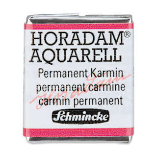 Schmincke Horadam Aquarell Watercolor - Permanent Carmine, Half Pan