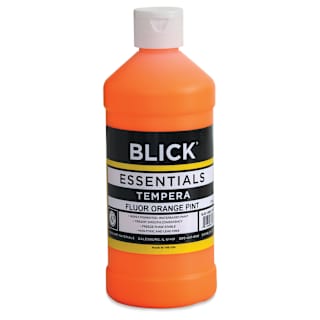 Blick Essentials Tempera - Fluorescent Orange, Pint