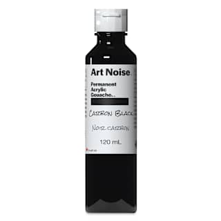 Tri-Art Art Noise Permanent Acrylic Gouache - Carbon Black, 120 ml, Bottle