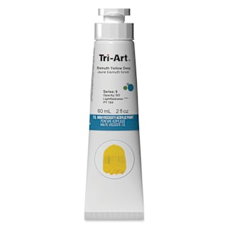 Tri-Art Finest Quality Artist Acrylics - Bismuth Yellow Deep, 60 ml tube