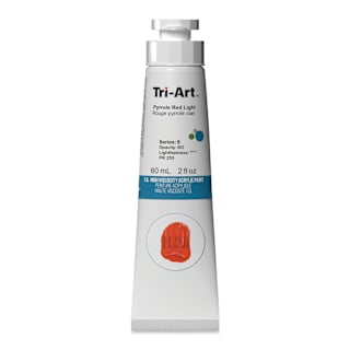 Tri-Art High Viscosity Artist Acrylic - Pyrrole Red Light, 60 ml tube