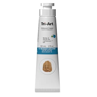 Tri-Art High Viscosity Artist Acrylic - Iridescent Copper, 60 ml