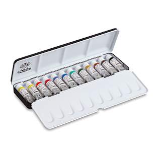 Schmincke Horadam Aquarell Artist Watercolors - Set of 12, Assorted Colors, 5 ml, Tubes