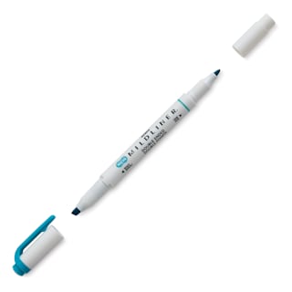 Zebra Mildliner Double Ended Creative Marker - Smoke Blue