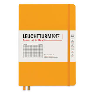 Leuchtturm1917 Squared Hardbound Notebook - Rising Sun, 5-3/4" x 8-1/4"