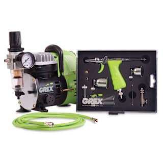 Grex Airbrush Combo Kit - Tritium Side Feed Airbrush