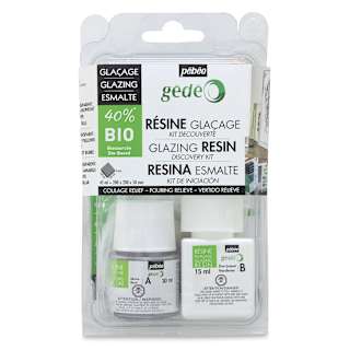 Pebeo Gedeo Bio-Based Resin - Glazing Resin Discovery Kit