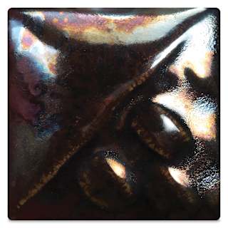 Mayco Raku Glaze - Black Metallic, RK100, Pint