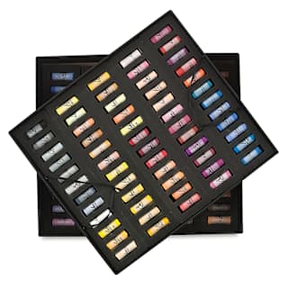 Richeson Half-Size Medium-Soft Pastel Set - Assorted Colors, Set of 120