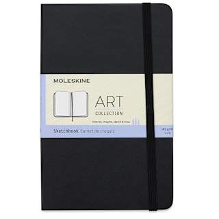 Moleskine Art Collection Sketchbook - Black, Medium