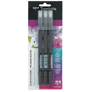 Tombow Colorless Blender Pens - Pkg of 3, Colorless Blenders