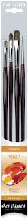 Da Vinci Artist Brush Set - Grigio, Set of 4