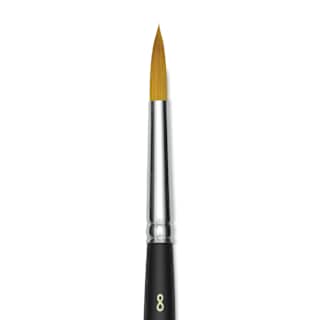 Blick Masterstroke Golden Taklon Brush - Round, Short Handle, Size 8