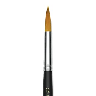 Blick Masterstroke Golden Taklon Brush - Round, Short Handle, Size 12