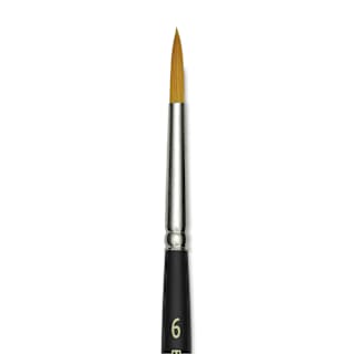 Blick Masterstroke Golden Taklon Brush - Round, Short Handle, Size 6