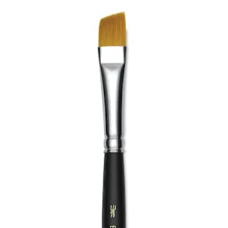 Blick Masterstroke Golden Taklon Brush - Angle Shader, Short Handle, Size 3/8"