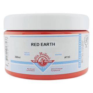 Old Holland New Masters Classic Acrylics - Red Earth, 250 ml, Jar