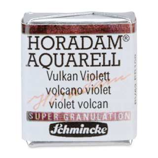 Schmincke Horadam Aquarell Artist Watercolor - Volcano Violet, Supergranulation, Half Pan