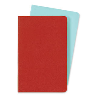 Moleskine Volant Journals - Pocket, Ruled, Coral Aquamarine, Pkg of 2