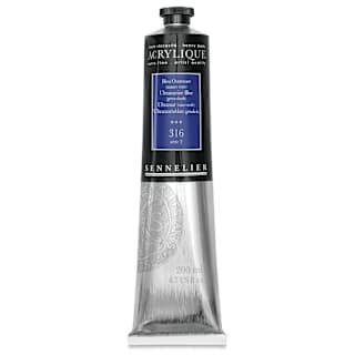 Sennelier Extra-Fine Artist Acryliques - Ultramarine Blue (Green Shade), 200 ml tube