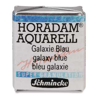 Schmincke Horadam Aquarell Artist Watercolor - Galaxy Blue, Supergranulation, Half Pan