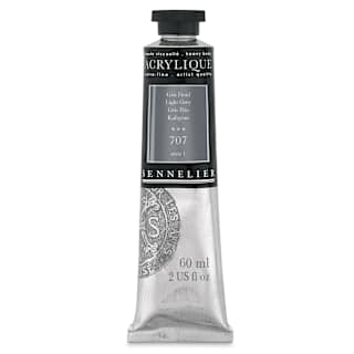 Sennelier Extra-Fine Artist Acryliques - Light Gray, 60 ml tube