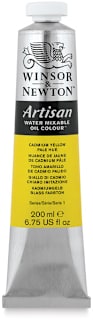 Winsor & Newton Artisan Water Mixable Oil Paint - Cadmium Yellow Pale Hue, 200 ml tube