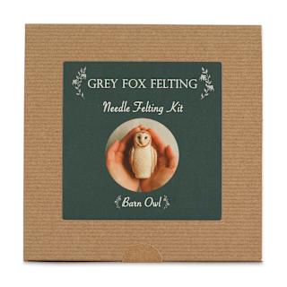 Grey Fox Felting Needle Felting Project Kit - Barn Owl