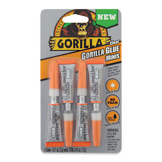 Gorilla Clear Glue - Mini Tubes, Pkg of 4