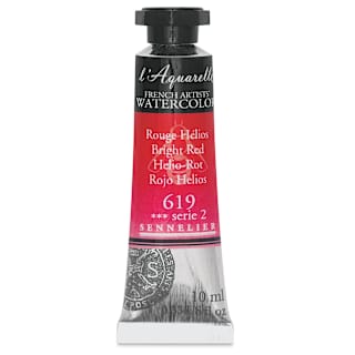 Sennelier French Artists' Watercolor - Bright Red, 10 ml, Tube