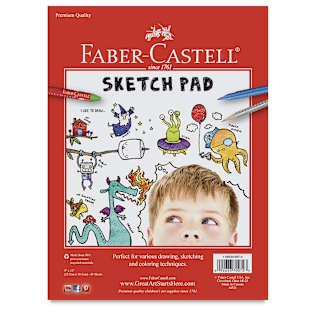Faber-Castell Sketch Pad - 9" x 12", 90 Sheets