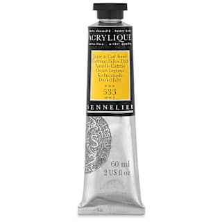Sennelier Extra-Fine Artist Acryliques - Cadmium Yellow Dark, 60 ml tube