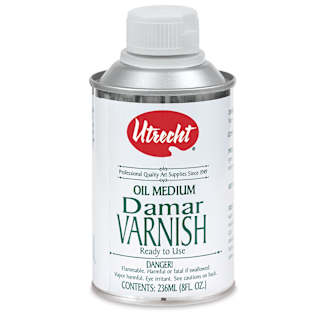 Utrecht Damar Varnish - 8 oz bottle