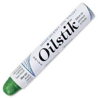 Shiva Oilstik Oil Paint - Iridescent Leaf Green