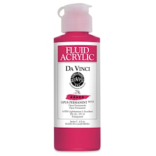 Da Vinci Fluid Acrylics - Opus Permanent, 4 oz bottle