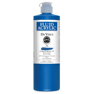 Da Vinci Fluid Acrylics - Cobalt Blue, 16 oz bottle