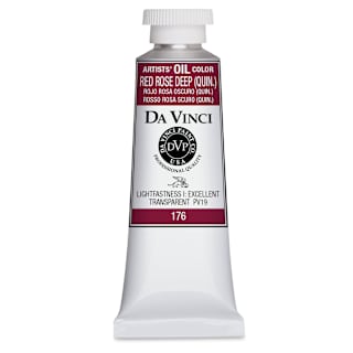Da Vinci Artists' Oil Color - Red Rose Deep, 37 ml Tube