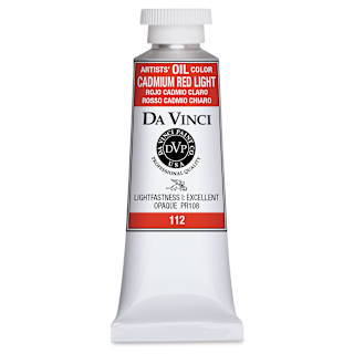 Da Vinci Artists' Oil Color - Cadmium Red Light, 37 ml Tube