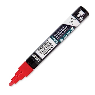 Pebeo 7A Opaque Fabric Marker - Red, 4 mm