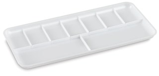 Richeson Plastic Tray Palette - 7 1/8" x 3 5/8", 9 Well