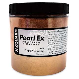 Jacquard Pearl-Ex Pigment - 4 oz, Super Bronze, Jar
