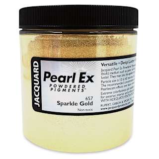 Jacquard Pearl-Ex Pigment - 4 oz, Sparkle Gold, Jar