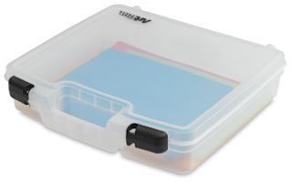 ArtBin Quick-View Carrying Case - 15" × 14-3/8" × 3-2/5", Translucent White