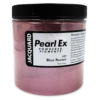 Jacquard Pearl-Ex Pigment - 4 oz, Blue Russet, Jar