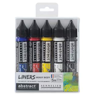 Sennelier Abstract 3D Liner - Discovery Set of 5