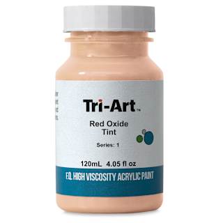 Tri-Art High Viscosity Artist Acrylic - Red Oxide Tint, 120 ml jar