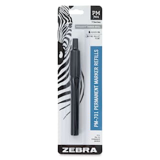 Zebra Permanent Marker Refill - Refill only, Black