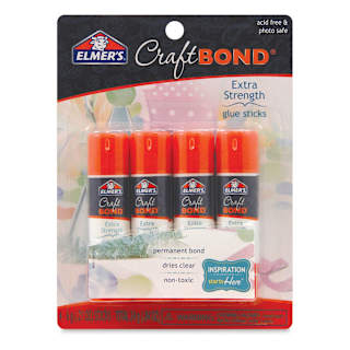 Elmer's Craft Bond Extra Strength Glue Sticks, Pkg of 4, 0.21 oz