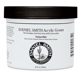 Daniel Smith Acrylic Gesso - Titanium White, 32 oz